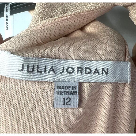 Julia Jordan Women's Twist Neck Halter Jumpsuit with Pockets Wide-Leg Size 12 - Picture 6 of 12